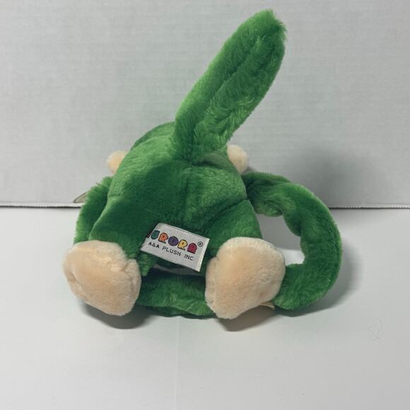 Trooper Monkeys Aurora Green Monkey with Hook and Loop Grippy Hands - Picture 5 of 12